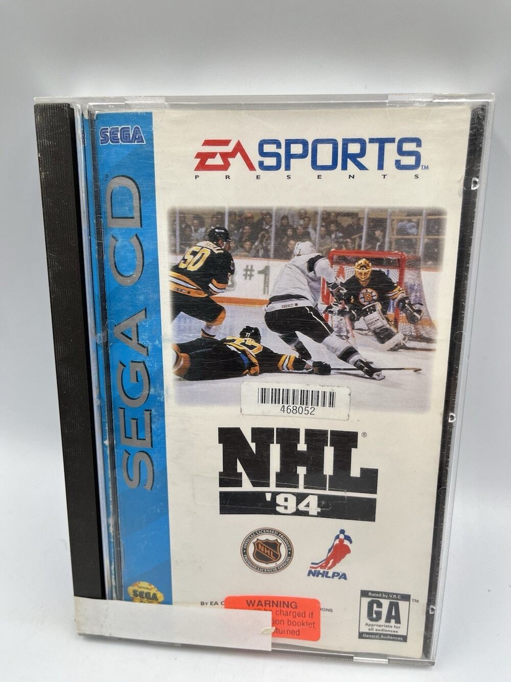 NHL '94 (Sega CD, 1993) EA Sports Hockey Game Complete CIB Authentic